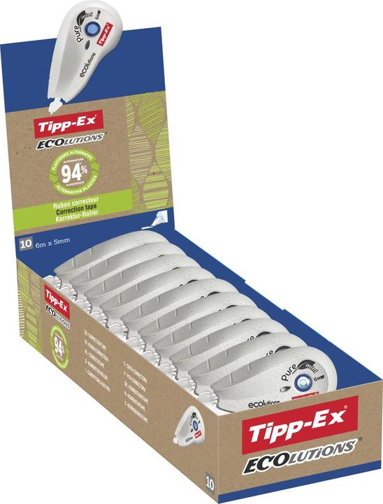 Produktbild Tipp-Ex Korrekturroller Pure Mini Ecolutions 5 mm, 10 Stück