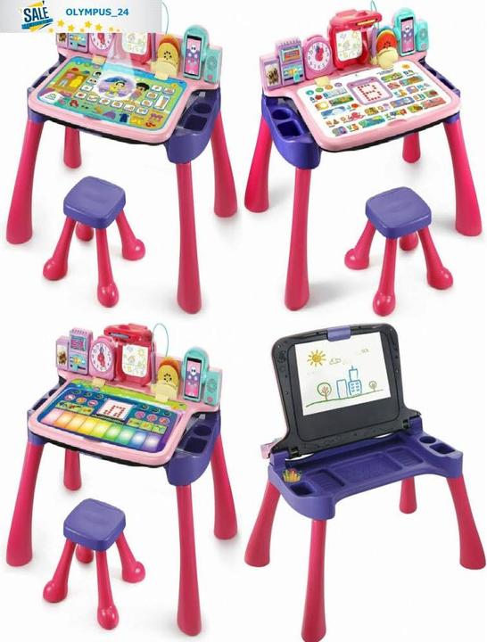 Productafbeelding VTech 5-in-1 Magisch Bureau roze (Duits)