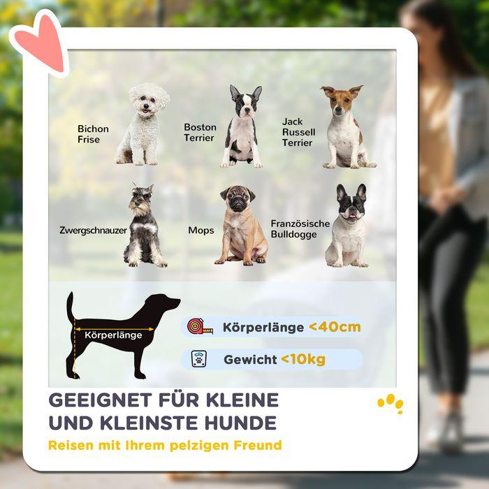 Image du produit Swisshandel24 Hundewagen Hundebuggy klappbar für Hunde & Katzen bis 10 kg Katzenbuggy, grau (Chat, Chien, Pliable, Lavable, Respirant)