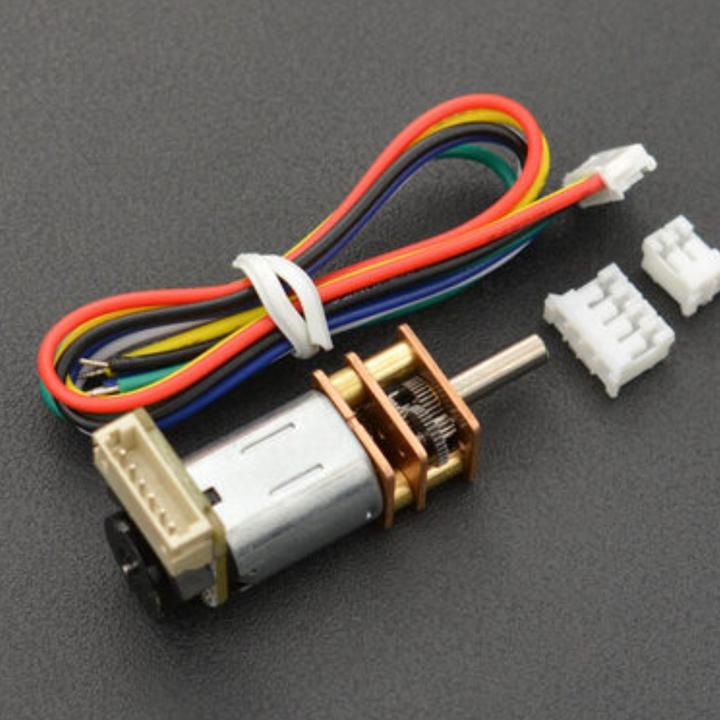 Image du produit DFRobot Micro-moteur à engrenages 6V 530RPM 30:1 avec encodeur