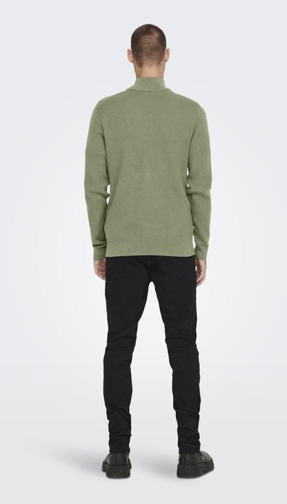 Produktbild Only & Sons Onsphil Reg 12 Struc Half Zip Knit Noos (XS)