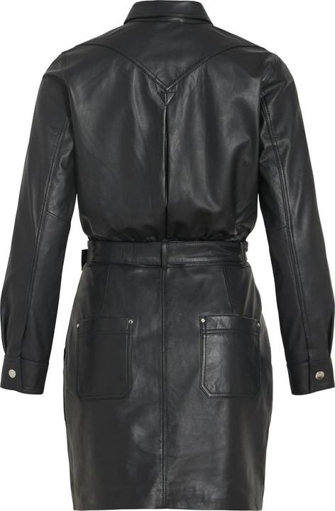 Actual product image Rouge Edit Kurze Lederkleid (36)