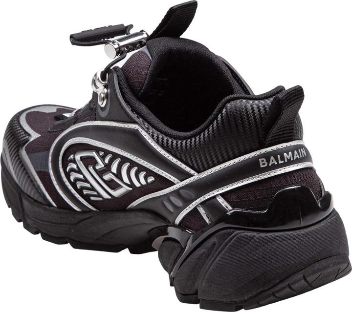 Actual product image Balmain sneakers cosmic dust in mixed materials color black/white (40)