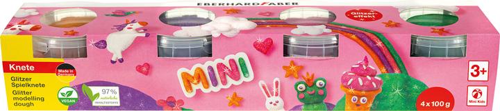 Produktbild EberhardFaber Eberhard Faber Vertrieb GmbH Spielknete 4er Set Glitzer 4 Farben