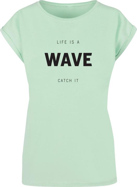 Merchcode Ladies Summer - Life is a wave T-Shirt - 118923 (S)