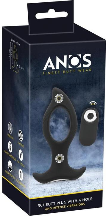 Immagine prodotto Anos Butt Plug RC con foro