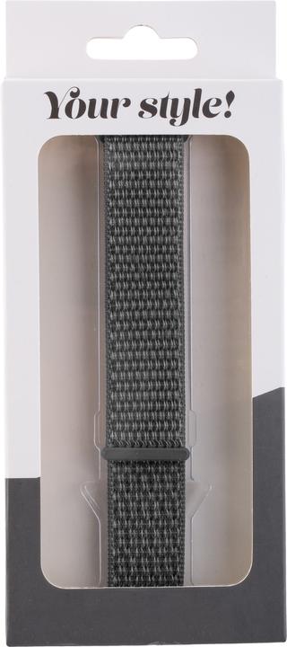 Immagine prodotto Peter Jäckel FASCIA OROLOGIO per Apple Watch 45/44mm (Serie 4/ 5/ 6/7)/ 42mm (Serie 1/ 2/ 3) Nylon Dark (Nylon)