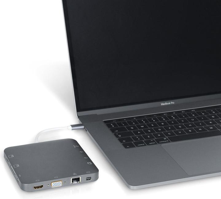 Produktbild eSTUFF ES623008GR (USB-A, USB-C, 1 Ports)