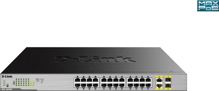 Actual product image D-Link 26-PORT LAYER2 POE+ GB SWITCH (24 Ports)