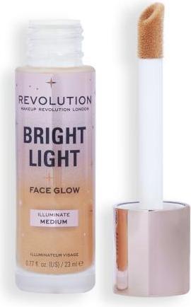 Image du produit Makeup Revolution Bright Light Face Glow Teint éclaircissant pour la peau Finition éclatante Illuminate Medium (Illuminate Medium)