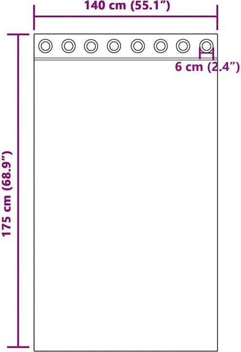 Immagine prodotto VidaXL Proskudiia (140 x 175 cm)