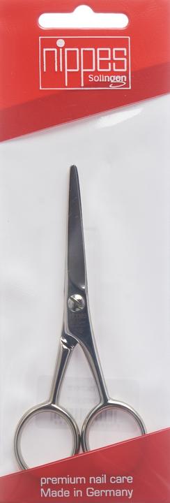 Actual product image Nippes Moustache / beard scissors, nickel-plated