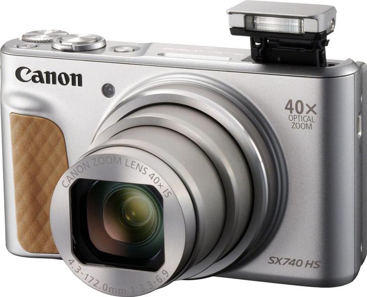 Produktbild Canon PowerShot SX740 HS Travel Kit (4.3 - 172 mm, 20.20 Mpx, 1/2,3'')