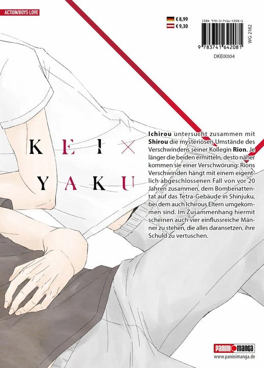 Produktbild Panini Kei x Yaku: Gefährliche Partner 04 (Deutsch, Yoshie Kaoruhara, Samira Rafiq, 2025)