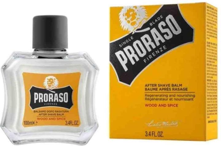 Actual product image Proraso Wood & Spice (Aftershave balm, 100 ml)