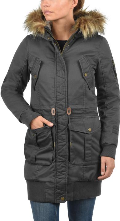 Actual product image Desires Alma Women's Parka Outdoor Jacket Winter Coat With Teddy Fleece And Fur Hood With Hood With (M)