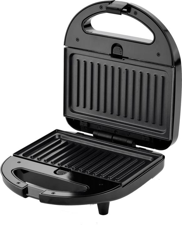 Produktbild Medion MD 19788 Sandwichmaker mit Wechselplatten Sandwich Waffel Panini schwarz
