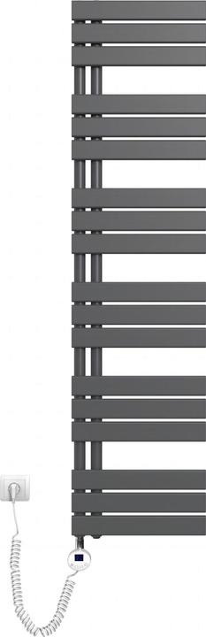 Produktbild Emke Elektrischer Handtuchwärmer mit Heizstab und Timer, Anthrazit 1599x400mm 800W (800 W)