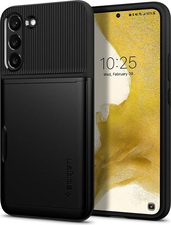 Actual product image Spigen SLIM ARMOR CS GALAXY S22 + PLUS Black