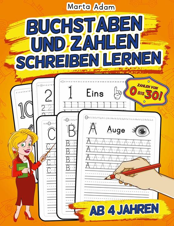 Produktbild Buchstaben Und Zahlen Schreiben Lernen Ab 4 Jahren