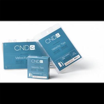 Actual product image CND Velocity Nail Tips Clear Natural - Authentic