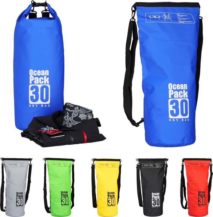 Immagine prodotto Relaxdays Zaino impermeabile Ocean Pack 30L (30 l)