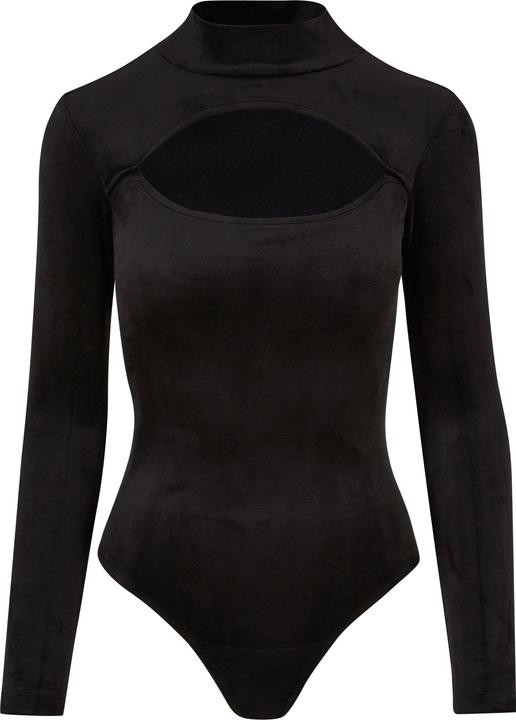 Image du produit Urban Classics Ladies Velvet Cut-Out Turtleneck Body (M)