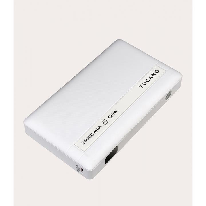 Actual product image Tucano Power bank for laptop, 24000 mAh, White (24000 mAh, 120 W)