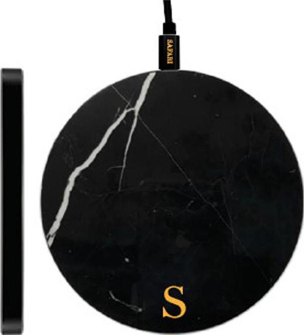 Produktbild Safari Selection Ladestation CIRCLE MARBLE schwarz/klein gemustert (10 W)