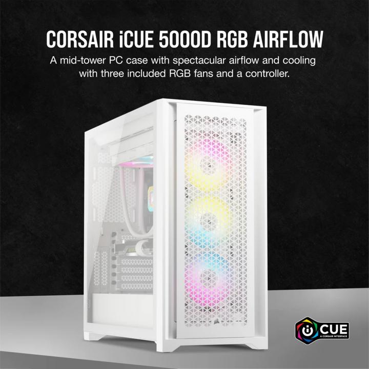 Produktbild Corsair iCUE 5000D RGB Airflow (ATX, mATX, Mini-ITX)