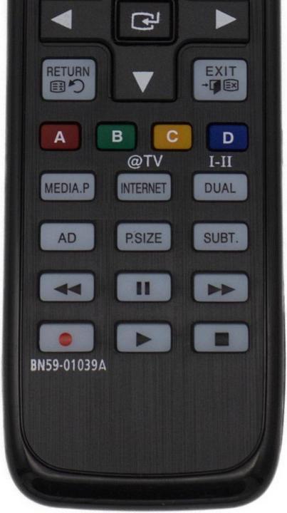 Produktbild Azurano Fernbedienung Ersatz für SAMSUNG BN59-01039A, BN5901039A für LE32C650, LE32C670, LE37C650, LE37C67 (Gerätespezifische Fernbedienung, Infrarot)