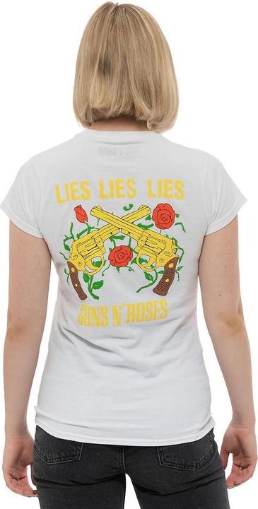 Immagine prodotto Universal Textiles Lies Lies Lies Maglietta Stampa posteriore Donna (S)