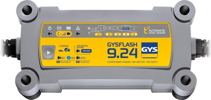 Immagine prodotto GYS Caricatore FLASH 9.24 (6V, 12V, 24V, 9 A)