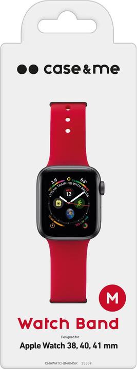 Actual product image Caseme M size band for Apple Watch 38/40/41mm (38 mm, 40 mm, 41 mm, Silicone)