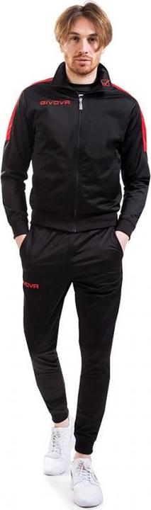Produktbild Givova Tuta Revolution Trainingsanzug Schwarz-Rot TR033 1012 XL (XL)