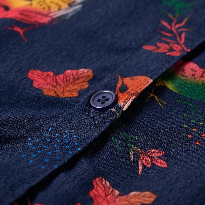 Produktbild VidaXL Kinderkleid mit Langen Ärmeln Marineblau (92)