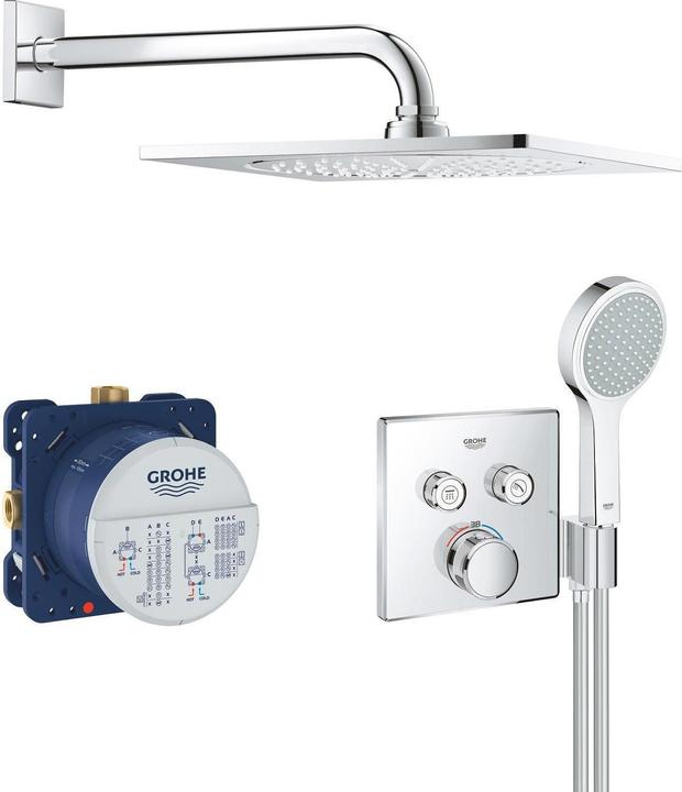 Actual product image Grohe Grohtherm SmartControl shower system UP