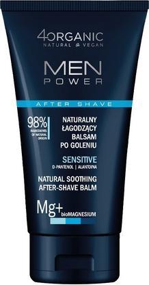4Organic Men Power naturalny łagodzący balsam po goleniu Sensitive 150ml (Balsam, 150 ml)