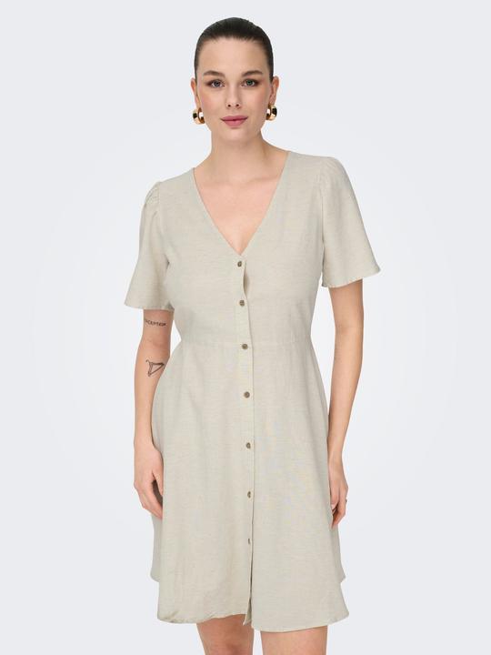 Actual product image Only Onlvita Life Linen S/S Short Dress Wvn (S)