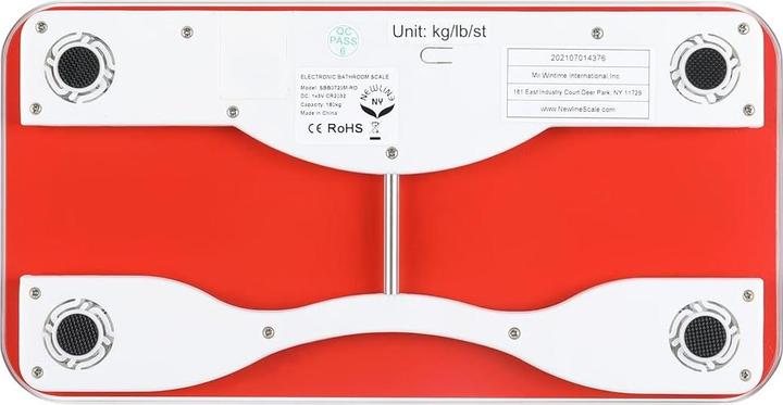 Actual product image Newline NY Step-on Mini Reise Personenwaage (180 kg)