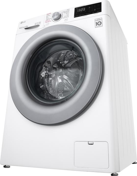 Actual product image LG F2WV3S7S4E Slim AI DDTM SteamTM 7kg Washing Machine Energy Class D (7 kg, Left)