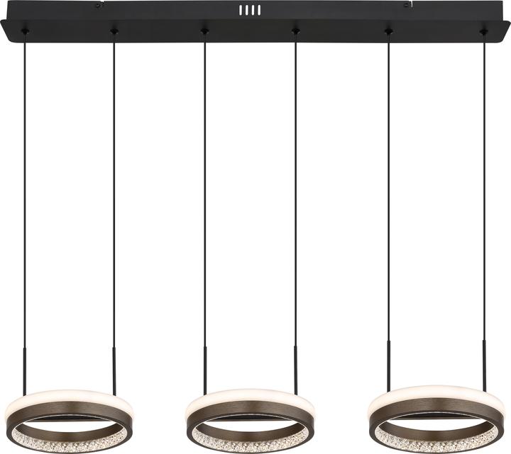 Immagine prodotto Globo Lampada a sospensione in metallo nero opaco, 1xled