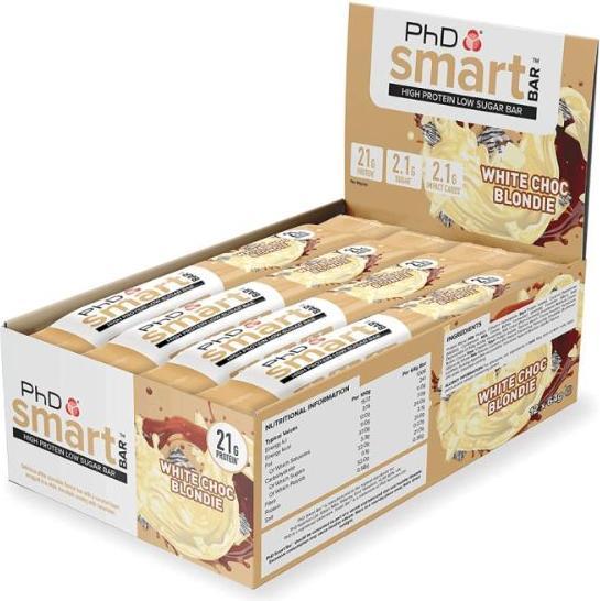 Produktbild PhD Nutrition PHD Smart (Weisse Schokolade, 12 Stk., 768 g)