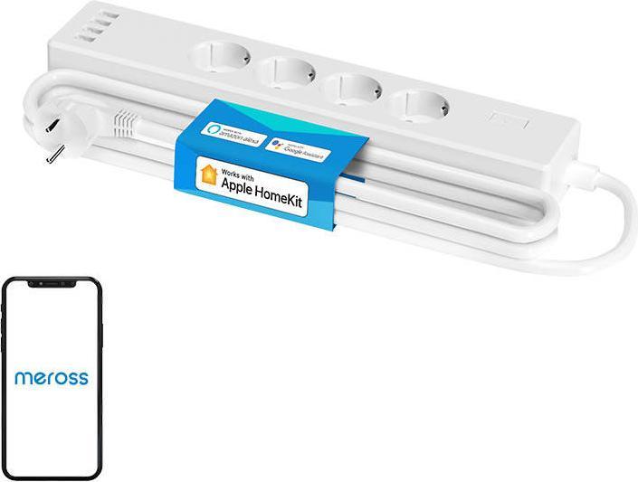 Produktbild Meross Smart Wi-Fi Surge Protector (8 x, USB, Nema-5, 1.80 m)