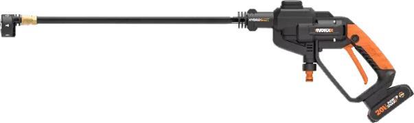 Productafbeelding Worx Hogedrukreiniger op accu Hydroshot WG620E 20 V incl. accu en lader (druk 25 bar, 120 l/u) (Oplaadbare batterij)