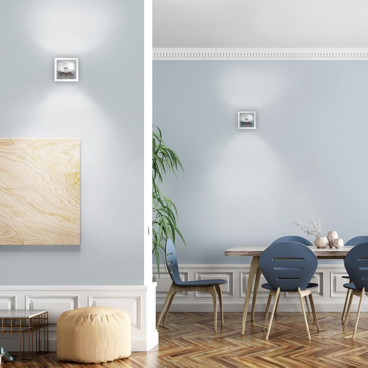 Actual product image Leuchten Direkt Wall light steel2xLEDBoard27005000KIndoor lightIP20 (560 lm)