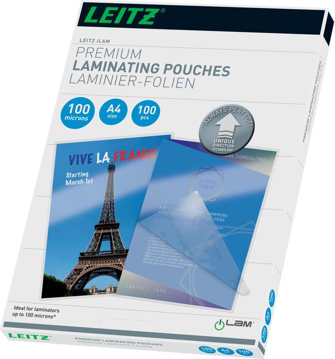 Actual product image Leitz Laminating foil (A4, 100 Piece, 100 µm)