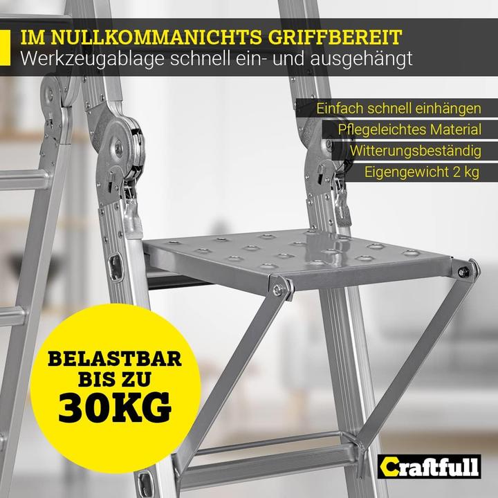 Produktbild Craftfull Ablagefläche für Gelenkleiter (29 cm)
