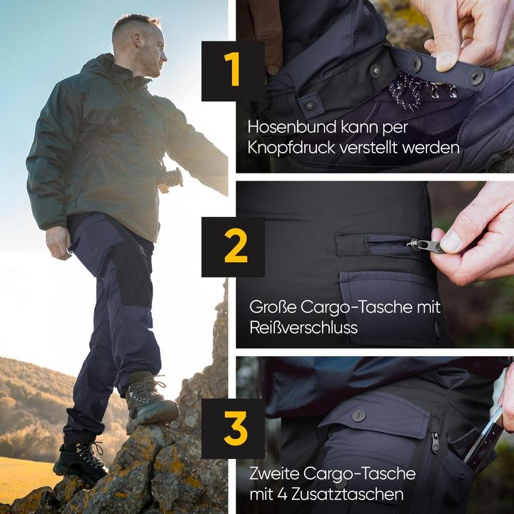 Produktbild Normani Herren Wanderhose - Outdoorhose (3XL)