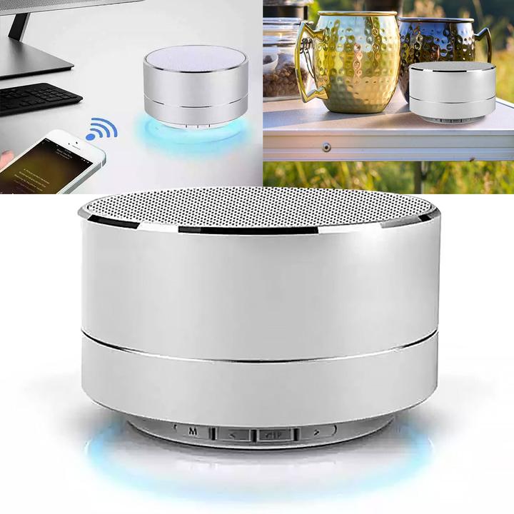 Produktbild Reekin Marlin Lautsprecher mit Bluetooth Freisprech (Silber) (SP-007SL) (2.50 h)